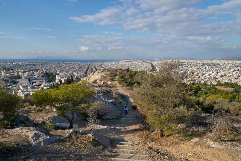 Randonn E Sur Les Collines D Ath Nes Athenes Fr